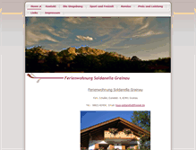 Tablet Screenshot of haus-soldanella.de